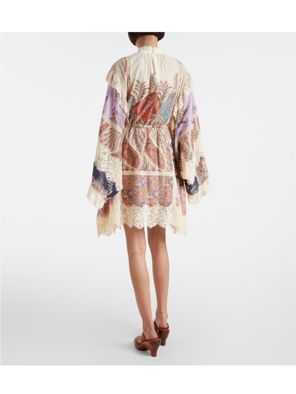 Zimmermann Rhiannon Billow Mini Dress Designer Size 0 - Picture 9 of 9